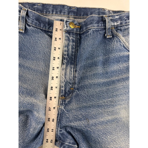 Vtg Lot of 4 Red Kap Rancher Denim Work Jeans 38x32 Straight Fit Distress Patina - Picture 8 of 15